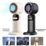 Lawler 100 Speeds Ice Cooling Turbo Handheld Fan