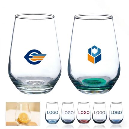 Lizzie Stemless Wine Glasses - 16 OZ.