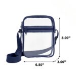 Cottrell Clear PVC Crossbody Shoulder Bag - Image 3