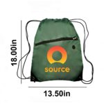 Milta Drawstring Backpacks - Image 3