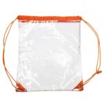 Claron Plastic Drawstring Backpacks - Image 7