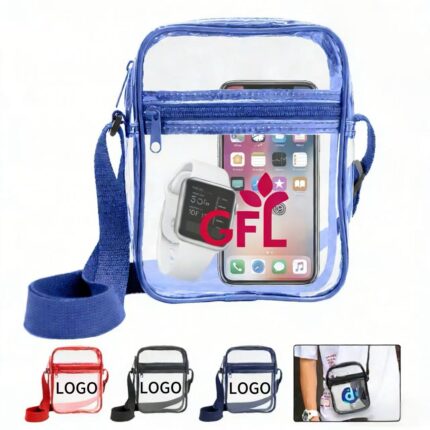 Cottrell Clear PVC Crossbody Shoulder Bag