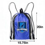 Vania Reflector Drawstring Backpacks - Image 3