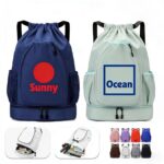 Kylin Sports Racket Drawstring Backpack