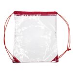 Claron Plastic Drawstring Backpacks - Image 6