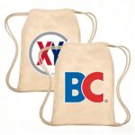 Roslo Cotton Drawstring Backpacks