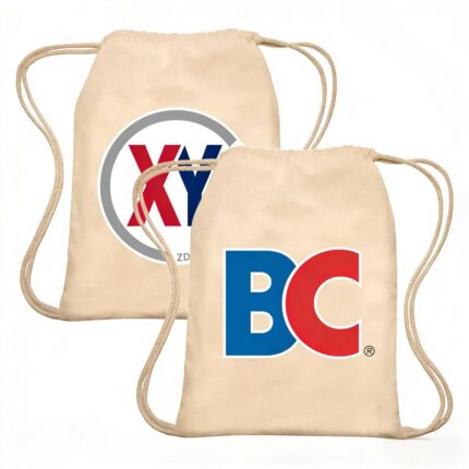 Roslo Cotton Drawstring Backpacks