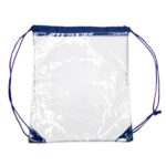 Claron Plastic Drawstring Backpacks - Image 4