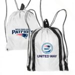 Vania Reflector Drawstring Backpacks - Image 2